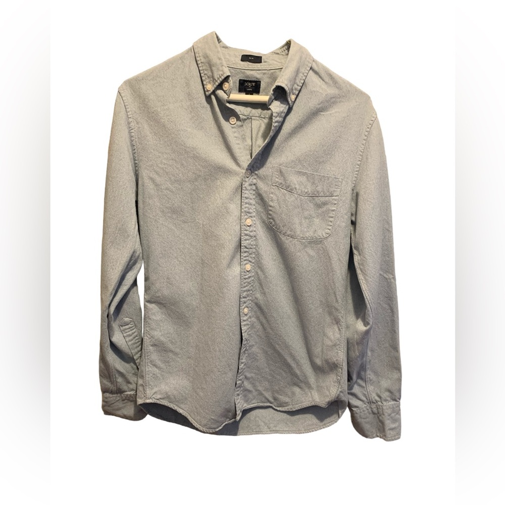 J.Crew Men’s Jaspe Button-down Shirt, Slim Small